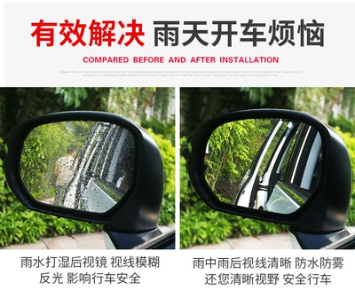 Suitable for hybrid Elyson Rearview mirror rainproof sticker