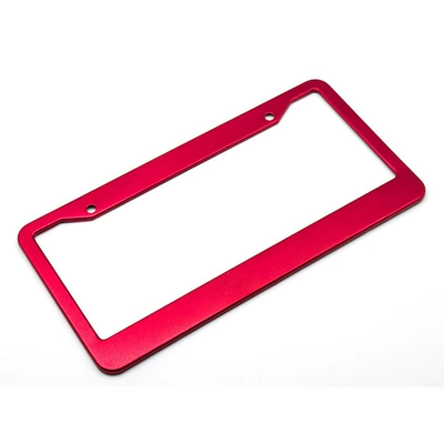 with Uv Process, License plate holder/license plate holder - aluminum-alloy-red