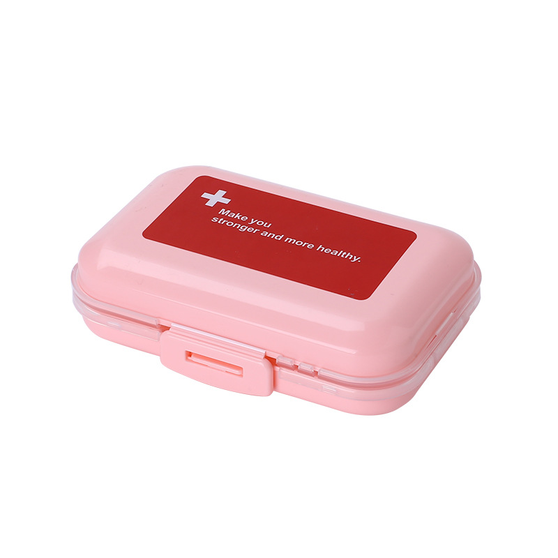 Double-layer Sealed Portable Small Pill Box One-week Mini Old People Travel Packing Pill Box Tablet Storage Box Small Pill Box