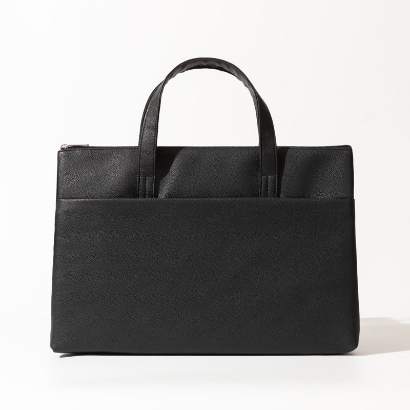 Bolsa de archivos de ocio de negocios multifuncional para hombres y mujeres bolsa de información de oficina de viajes de negocios bolsa de libro de gran capacidad a prueba de agua bolso A4