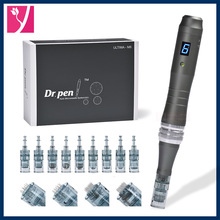 跨境dr pen M8小黑笔电动微针仪 家用院用精华导入MTS美容仪笔
