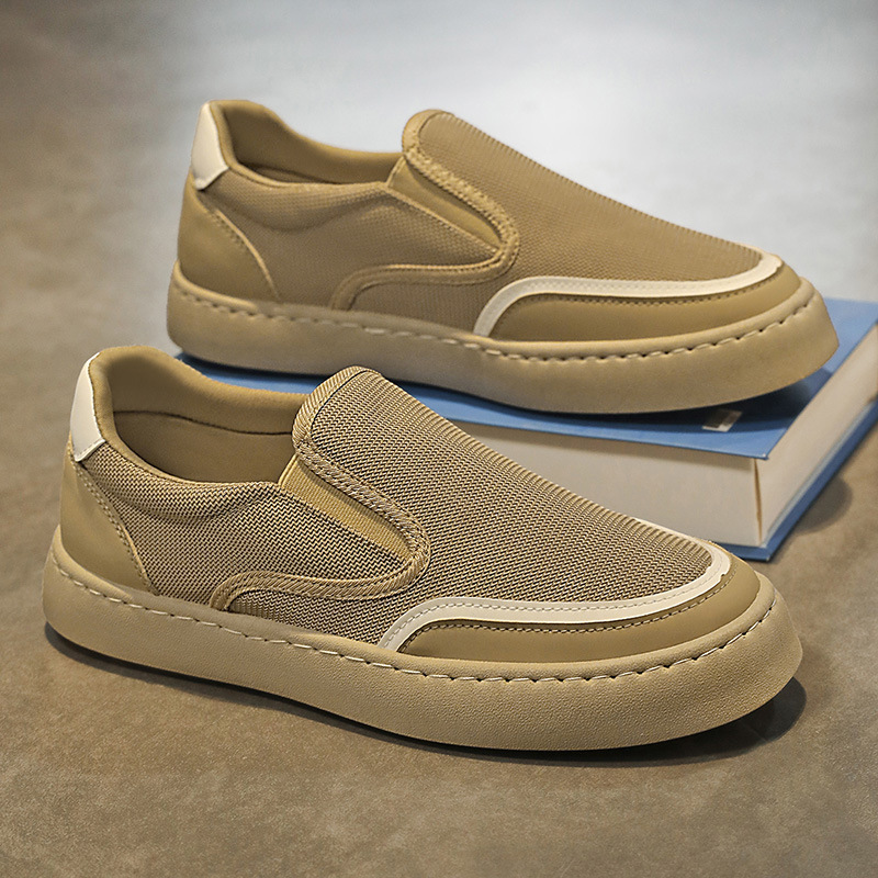 Spring And Summer Breathable Slip-On Lightweight Men's Casual Shoes, Mesh Luxury-Inspired Old Beijing Cloth Shoes, Men's_vogvips.com