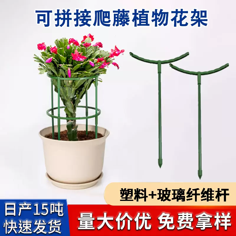月季支撑环多层拼接园艺蟹爪兰月季防倒伏支撑桩花架支撑架爬藤架