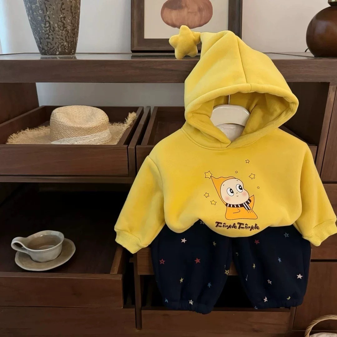 Winter comfortable children's fleece hoody for men and women girl's