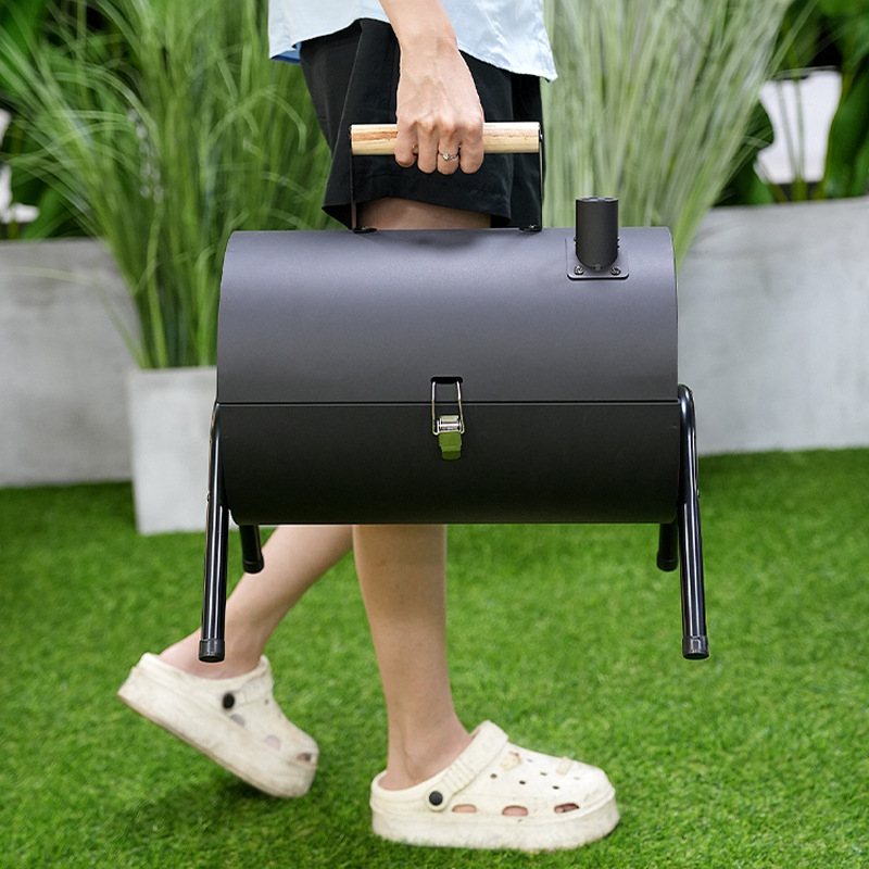 Parrilla al aire libre de doble cara parrilla portátil de camping parrilla al aire libre parrilla plegable pequeña parrilla doméstica