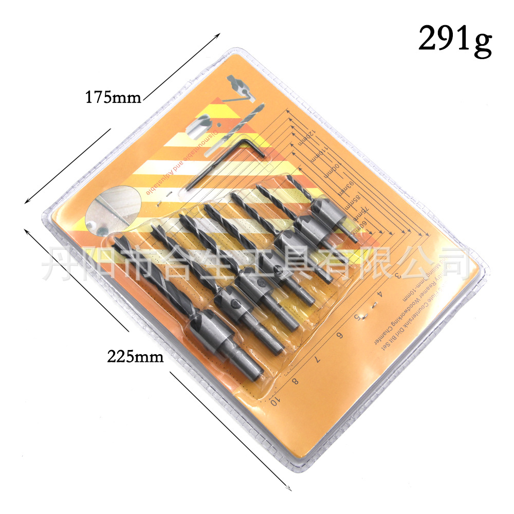 Venta al por mayor de tres puntas para trabajar la madera taladro avellanado taladro tornillo taladro abridor carpintería de tres puntas