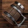One Piece large capacity of the same wooden barrel beer glass anime surrounding stainless water cup steel props cup mug