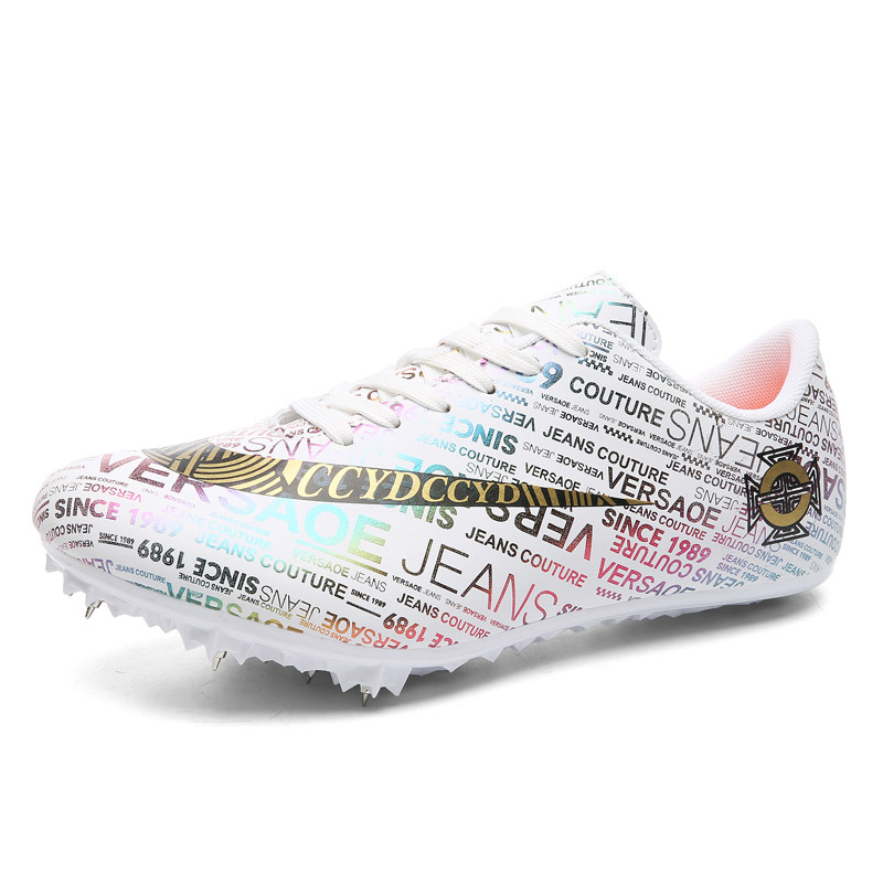 Zapatillas de pista entrenamiento integral resistente al desgaste zapatos de punta juvenil zapatos cortos para correr zapatos de pista para hombres y mujeres zapatos de entrenamiento de competencia