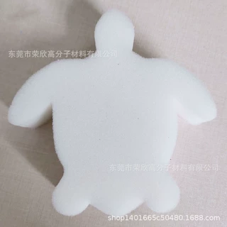 蓝色海龟章鱼花朵型吸油泳池浮渣吸收器清洁过滤棉网状海绵