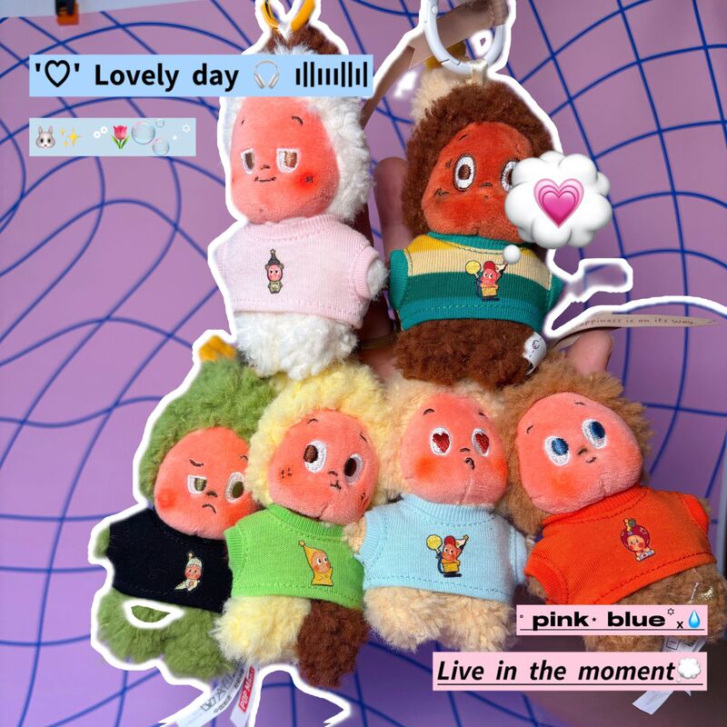 Only the Clothes: Mini Star Doll Outfit, Macaron Short Sleeve Plush Pendant Clothes, Changeable Short Sleeve College Style Outfit Set Only the Clothes: Mini Star Doll Outfit, Macaron Short Sleeve Plush Pendant Clothes, Changeable Short Sleeve College Style Outfit Set