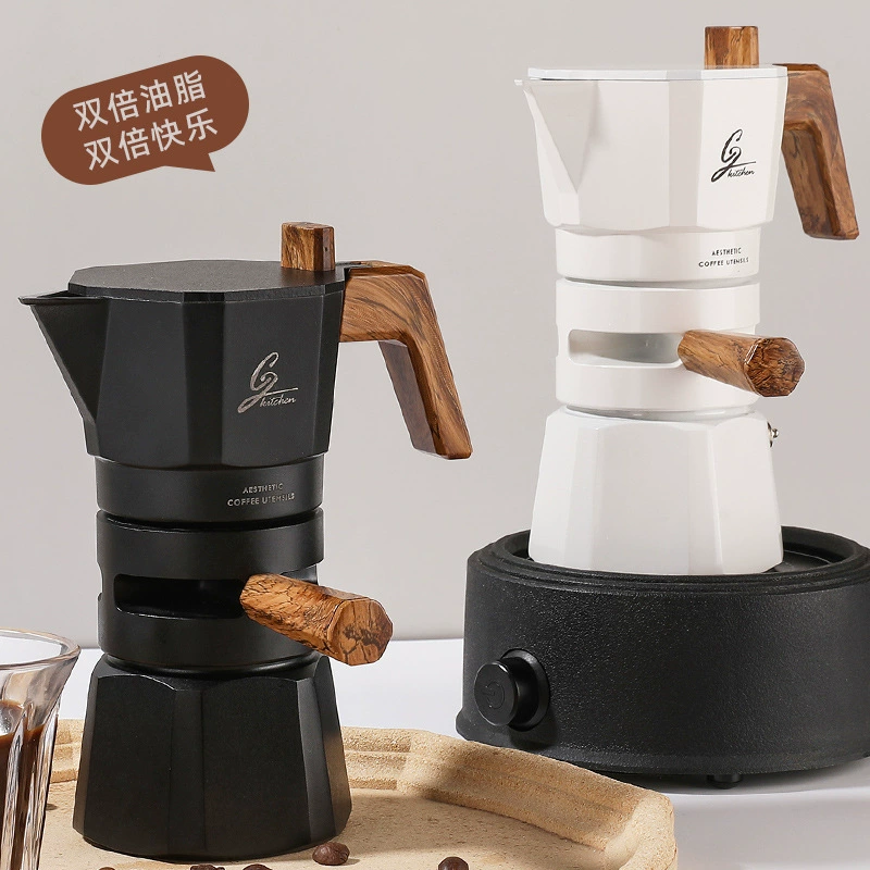 Design concentrated coffee pot, temperature control, Italy, 120 ml