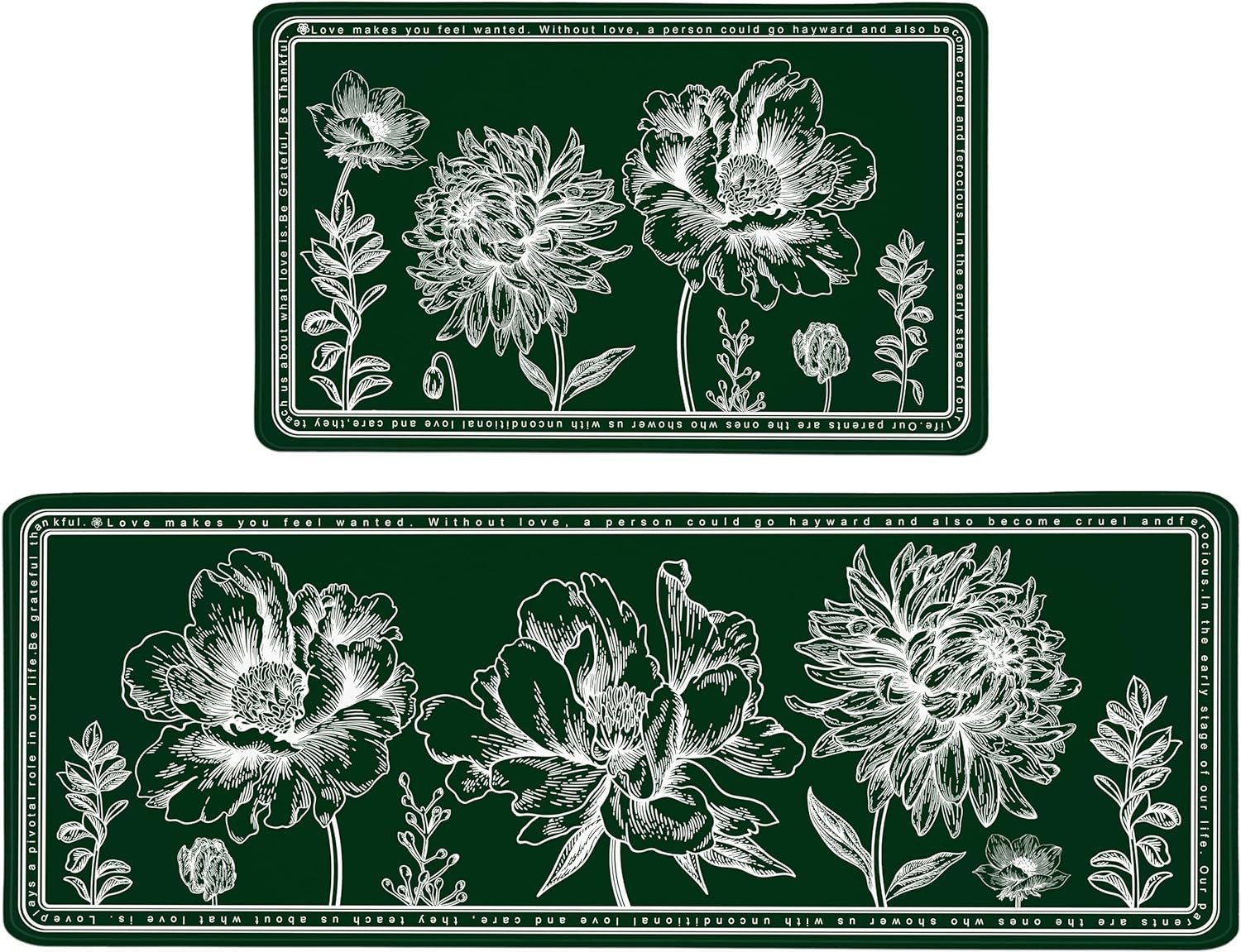 decorazione per le feste con fiori tappetino da cucina tappetino lungo assorbente tappetino da cucina che assorbe l'olio zerbino per la porta di casa_voghion.com