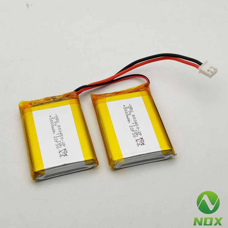卸売り電池803450-2p-3000mah十分充電冷却服3.7vソフトカバーポリマーリチウム電池|undefined