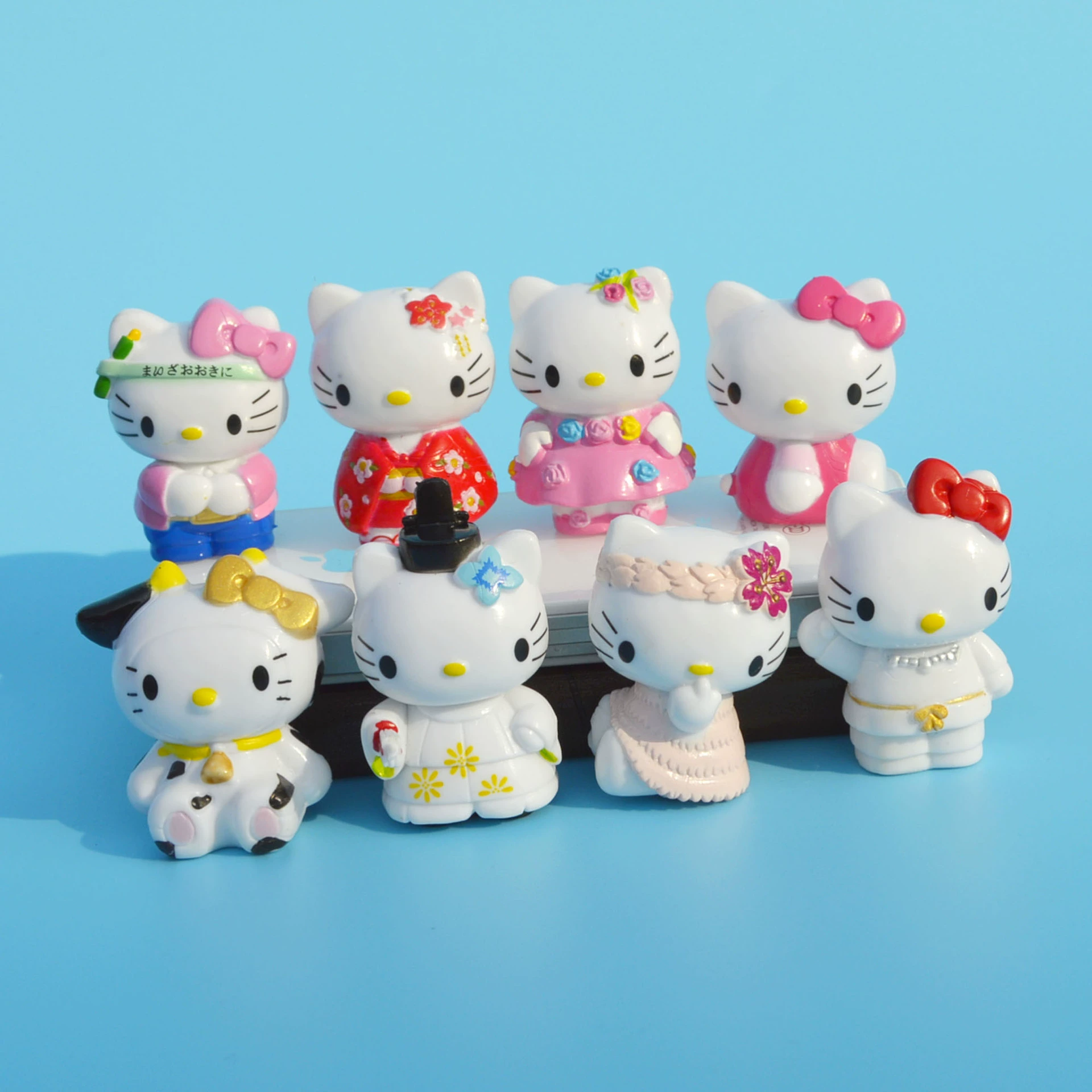 Hello kitty, минифигура, карикатурная кукла, аксессуар
