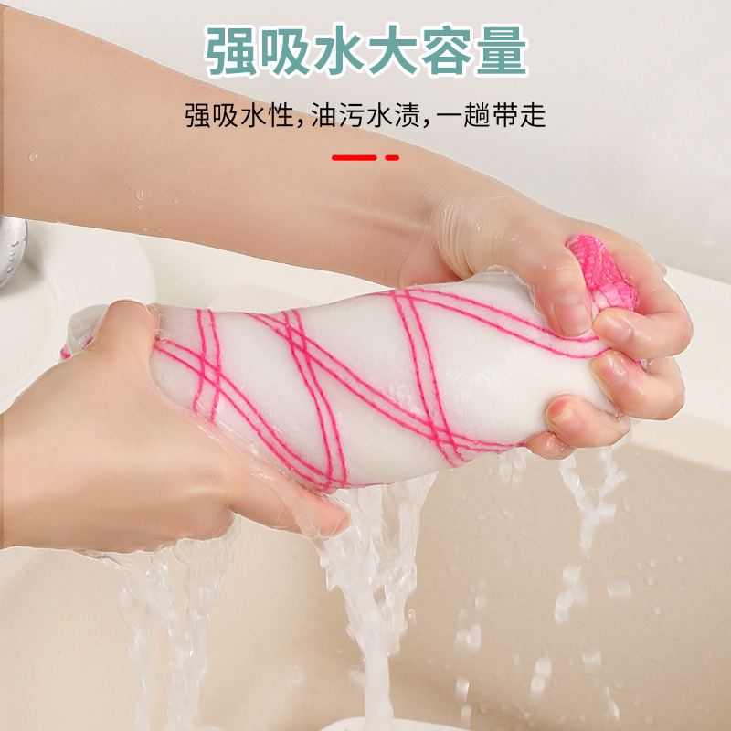 Cocina especial toallas de lavaplatos no es fácil de manchar el aceite, no se pierde el pelo toallas de limpieza absorbente de agua espesa hilo de algodón puro toallas de platos