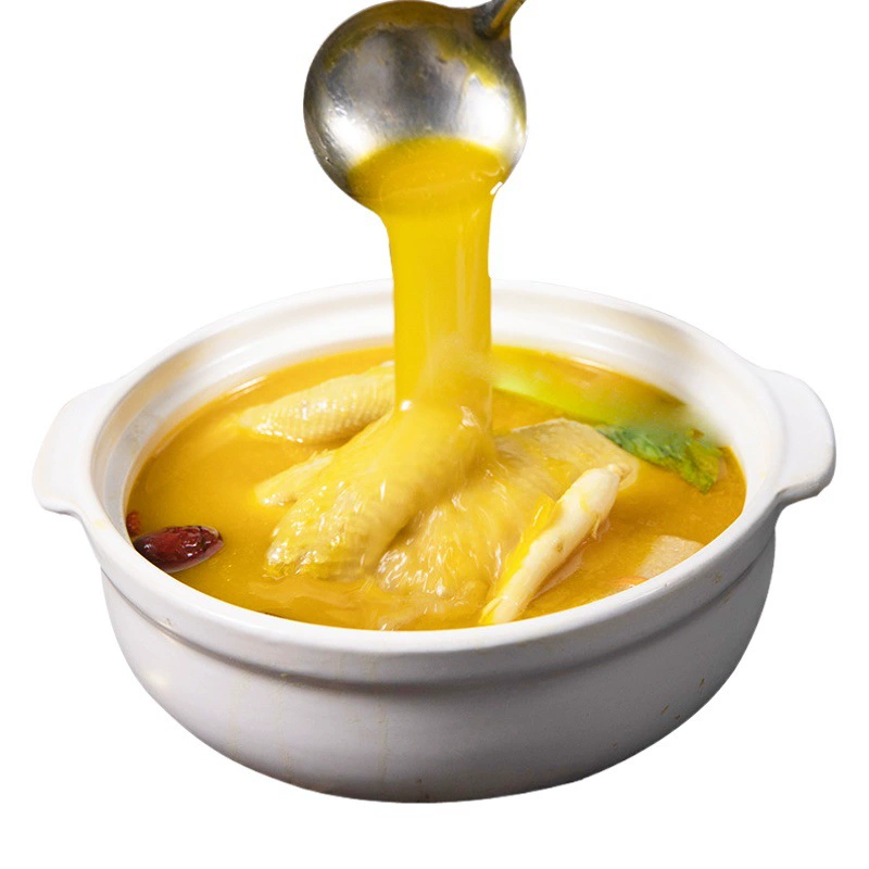 Оптовая продажа 500 г куриного бульона для рисовой лапши, для использования в общепите, куриный бульон с рыбной пузырьковой массой