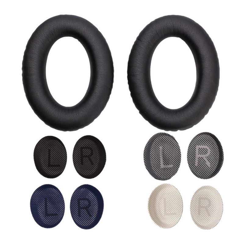 Suitable for Dr. Bose Qc35/Qc35Ii Second Generation Headphone Sets Special-Shaped Ear Pads Sponge Head-Mounted Leather Earmuffs
