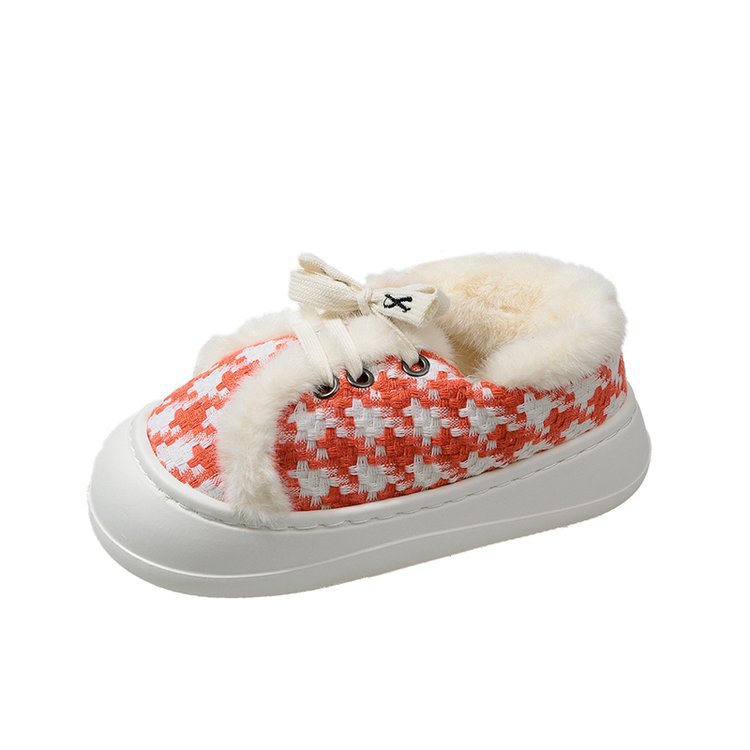 2023 New Plush Outerwear with Thickened Anti Slip and Warmth, Simple Thick Soled Snow Boots, Popular on Women's Websites_voghion.com