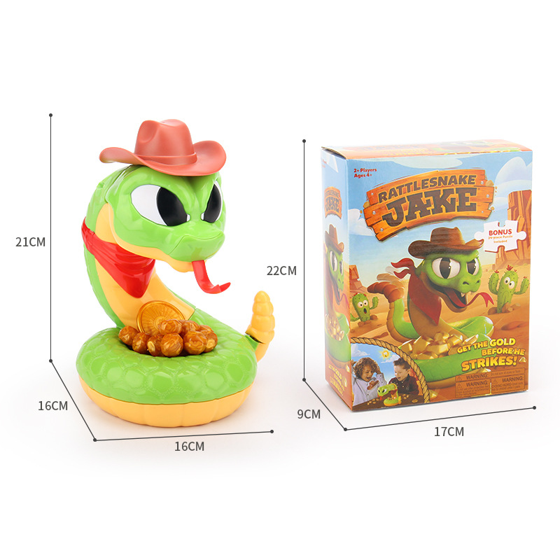 Escritorio divertido serpiente de cascabel eléctrica mordida de juguetes en línea toda la persona parodia juegos descomprimidos al por mayor transfronterizos