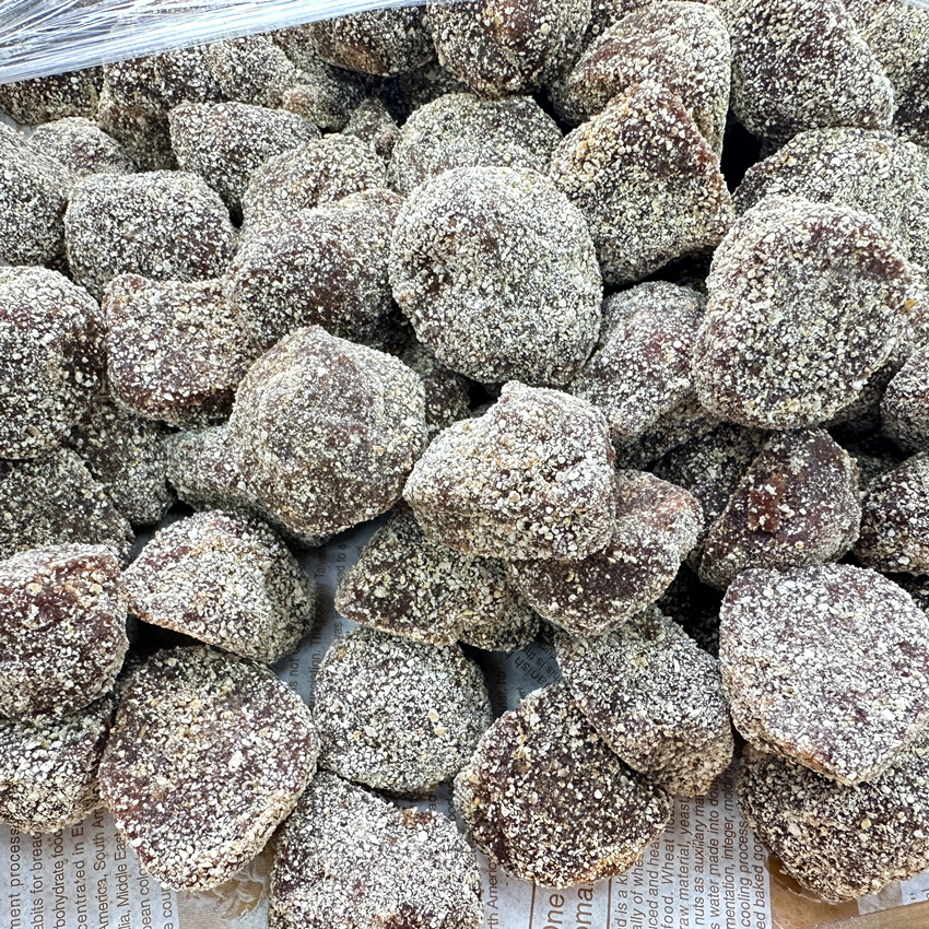 陈皮擂枣手工擂制 野山枣酸枣糕带核20斤散装批发