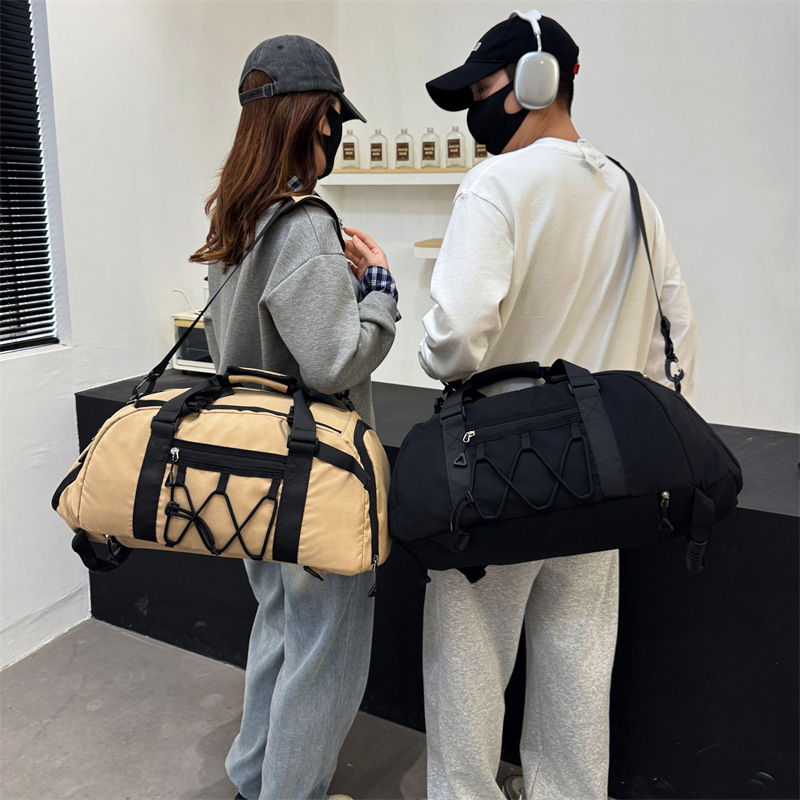 カップルの韓国版多機能フィットネスバッグ減圧携帯旅行バッグ乾湿分離靴倉庫ヨガバッグ|undefined