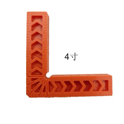 Right-angle positioning ruler 90-degree L-shaped angle ruler fixed locator plastic angle ruler woodworking marking auxiliary tool