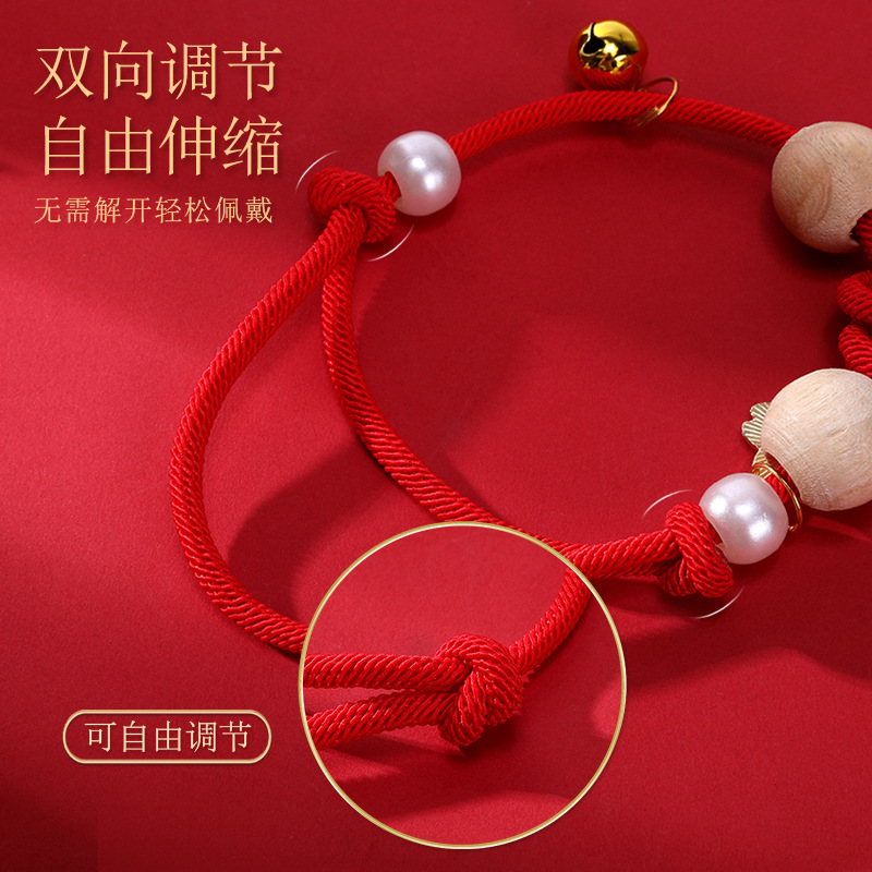 Collar para mascotas con campana, como un nudo, collar de madera de alcanfor, collar, bufanda de gato tejida a mano, collar repelente de pulgas