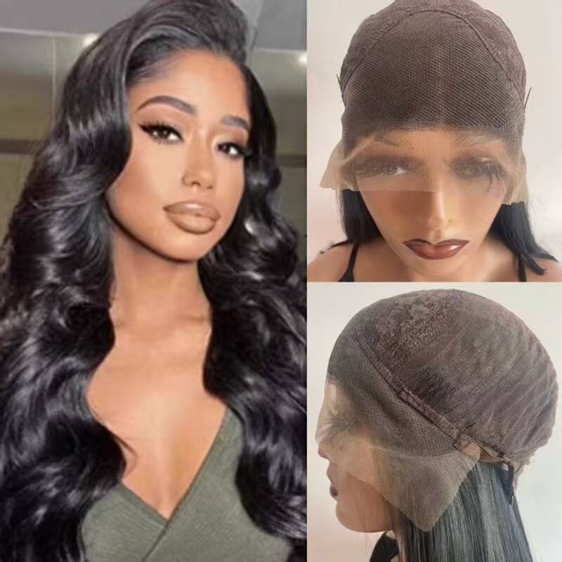 Front Lace Wig for Women with Long Curly Hair, Aliexpress Best-Selling Wig, 13*4 Lace Wig Set, Factory Ready Stock Dropshipping