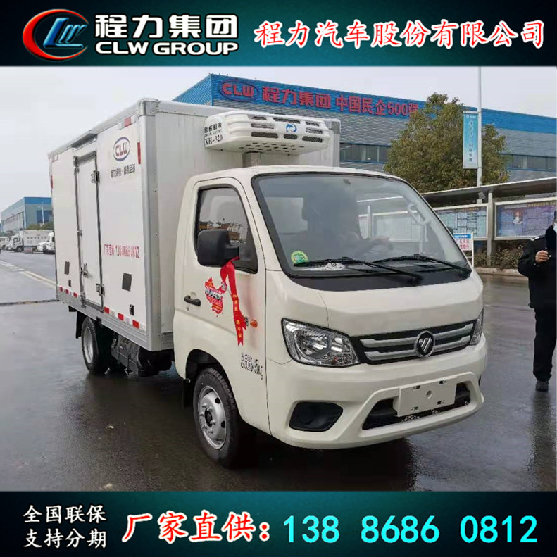 4.2 Futian Xiangling M1 verduras y frutas frescas refrigerador pequeño coche de marca arroz azul fábrica de suministro directo de apoyo a la etapa