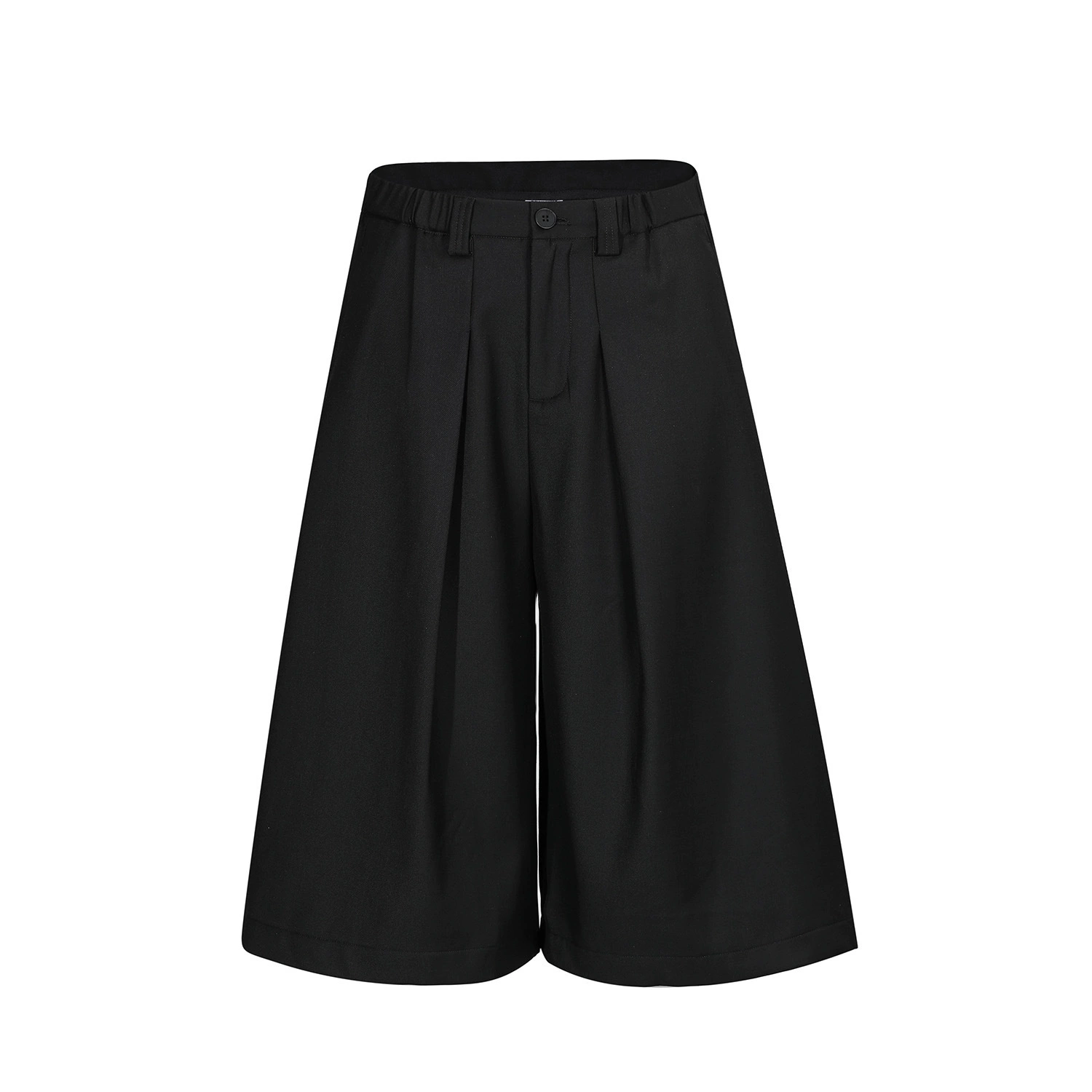 Американская ретро-модель unisex D2509 с trendy складчатым дизайном, мужские свободные три четверти шорты