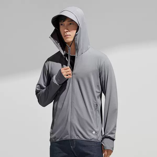 Upf50+ Outdoor Ice Silk Sun Protection Clothing for Women, Long-Sleeved, New Style, Anti-Uv, Breathable, Fishing Sun Protection Clothing for Men, Summer
