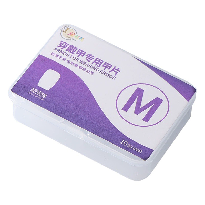 Разделенный размер кусок ногтя Квадратный круглый кусок ногтя Матовый круглый ультра-короткие средней длины указал средней длины носить миндальные короткие овальные лестницы оптом