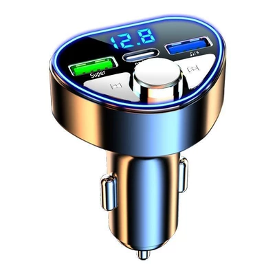 Mobil şarj cihazları charge digital display bluetooth - three-port-heart-shaped-bluetooth-player-super-fast-charging