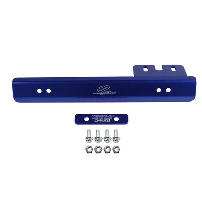 Car Modification Parts Aluminum Alloy License plate holder/license plate holder - blue