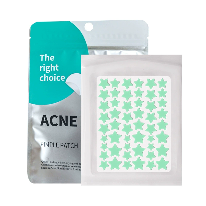 Подложки Acne Patch Genuine — наклейки для акне Hydrocolloid звезды, 40–51 шт, цветной консилер