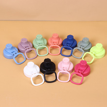 跨境厂家直供太空壶杯盖拉环手提盖运动水壶杯盖密封防漏二指杯盖