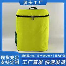 定制亚马逊加厚铝箔双肩背包简约午餐包大容量野餐冰包户外保温包