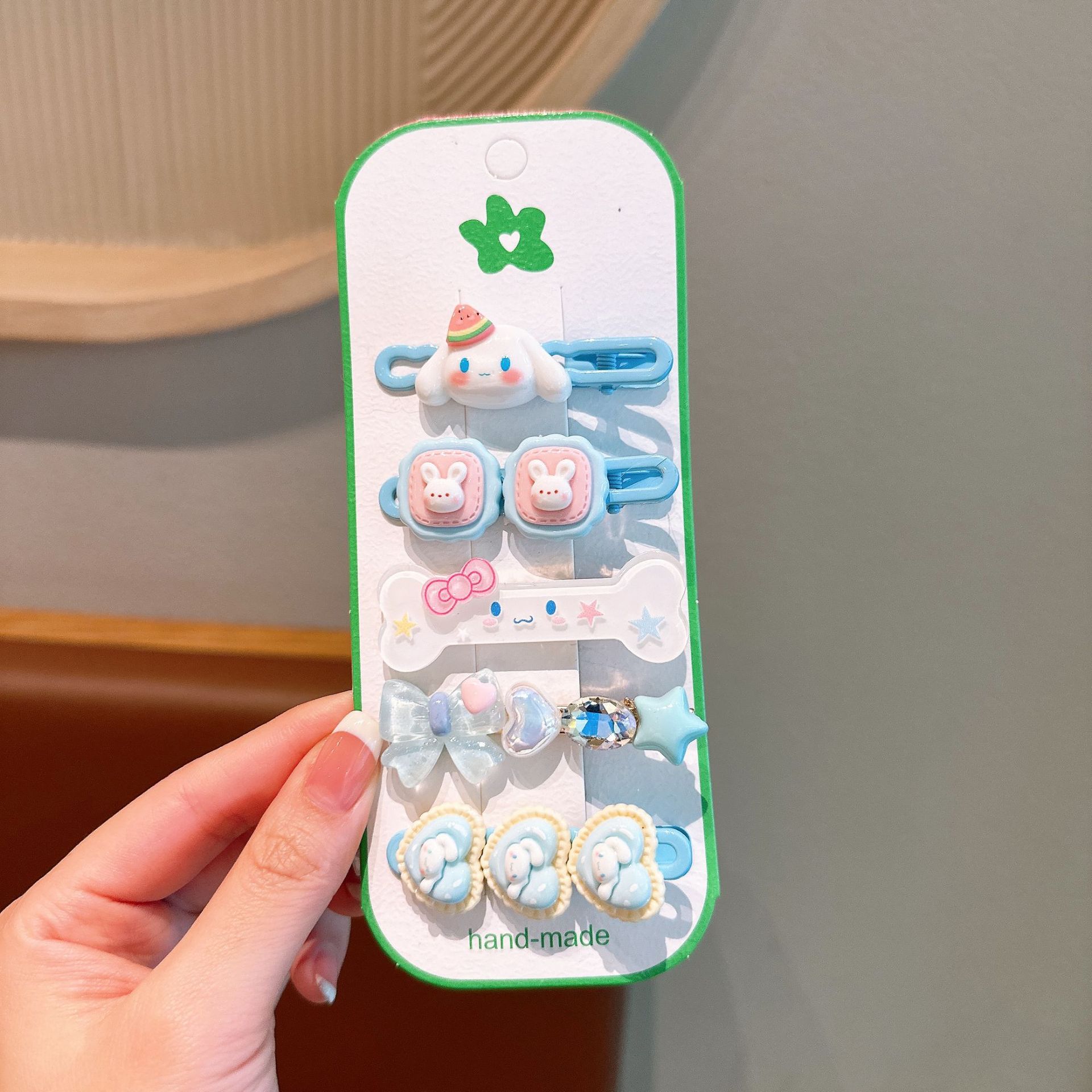 Horquilla de acrílico para niños, clip de pico de pato Sanrio para bebé femenino, accesorios para el cabello de alta calidad para niñas, clip lateral para niñas