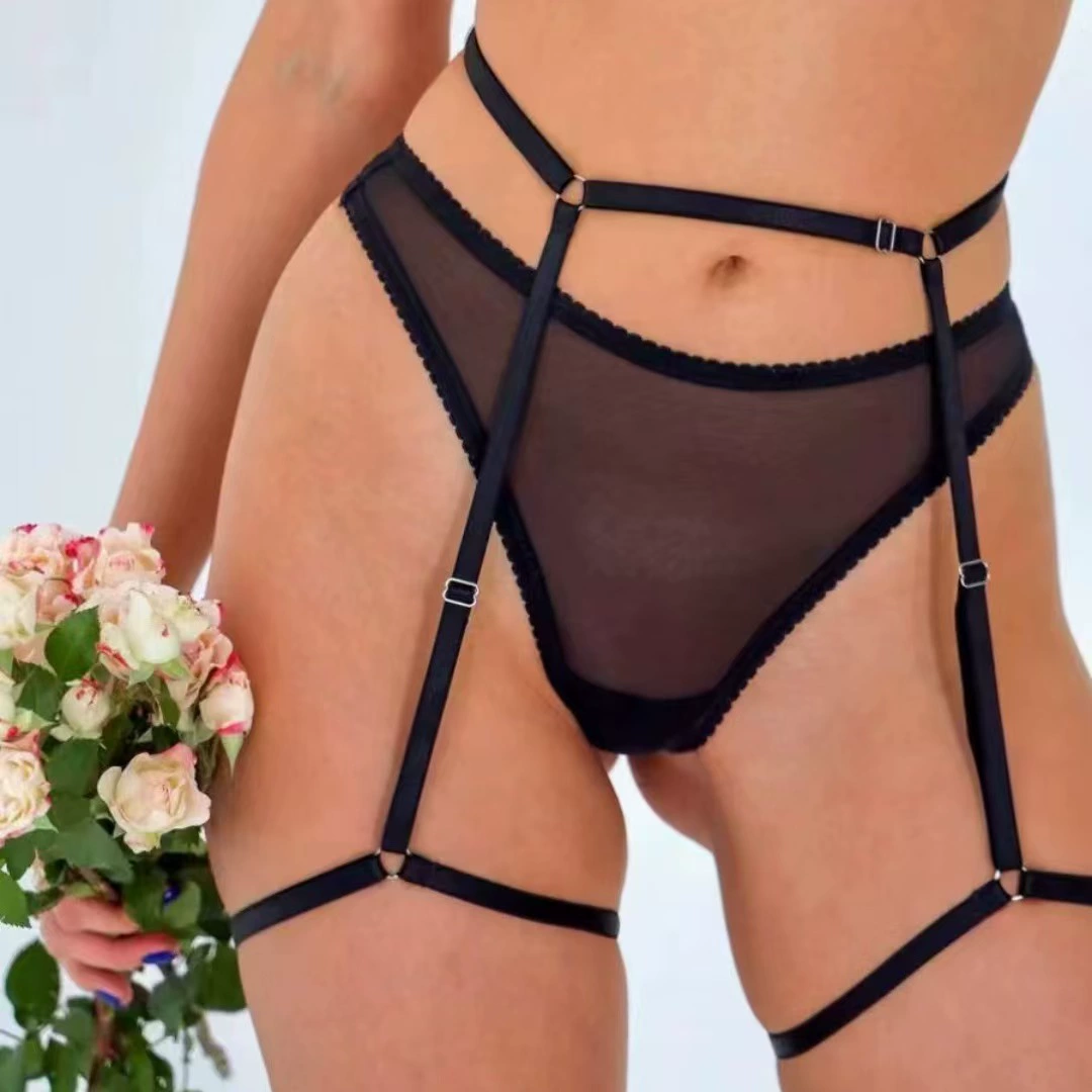 Fashionable black belt, bra, accessory, sexy underwear, city style, Aliexpress, European style