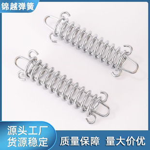 Outdoor Tent Spring Wind Rope Buckle Awning Fixed Buckle Spring Hook Buckle Multi-Purpose Camping High-Strength Stainless Steel Rope Buckle