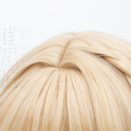 Xiaoyaoyou Genshin Impact Xumi Kawi light golden gradient mixed brown style medium-long hair cosplay wig