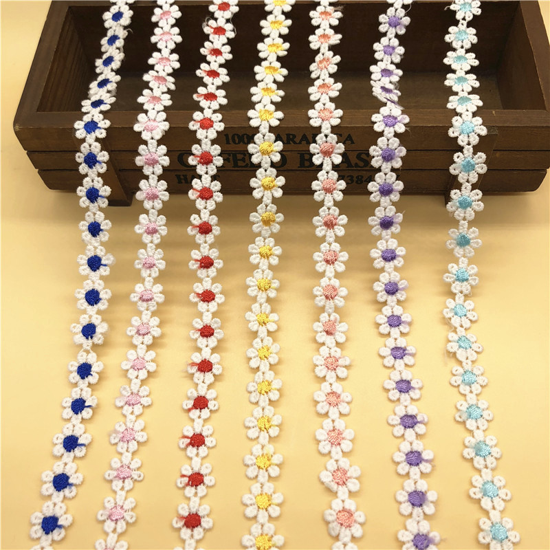 Accesorios de encaje de sol solubles en agua Ropa y sombreros hechos a mano Decoración de pétalos Material de ropa y sombreros Ropa de encaje Accesorios para el cabello Código de barras