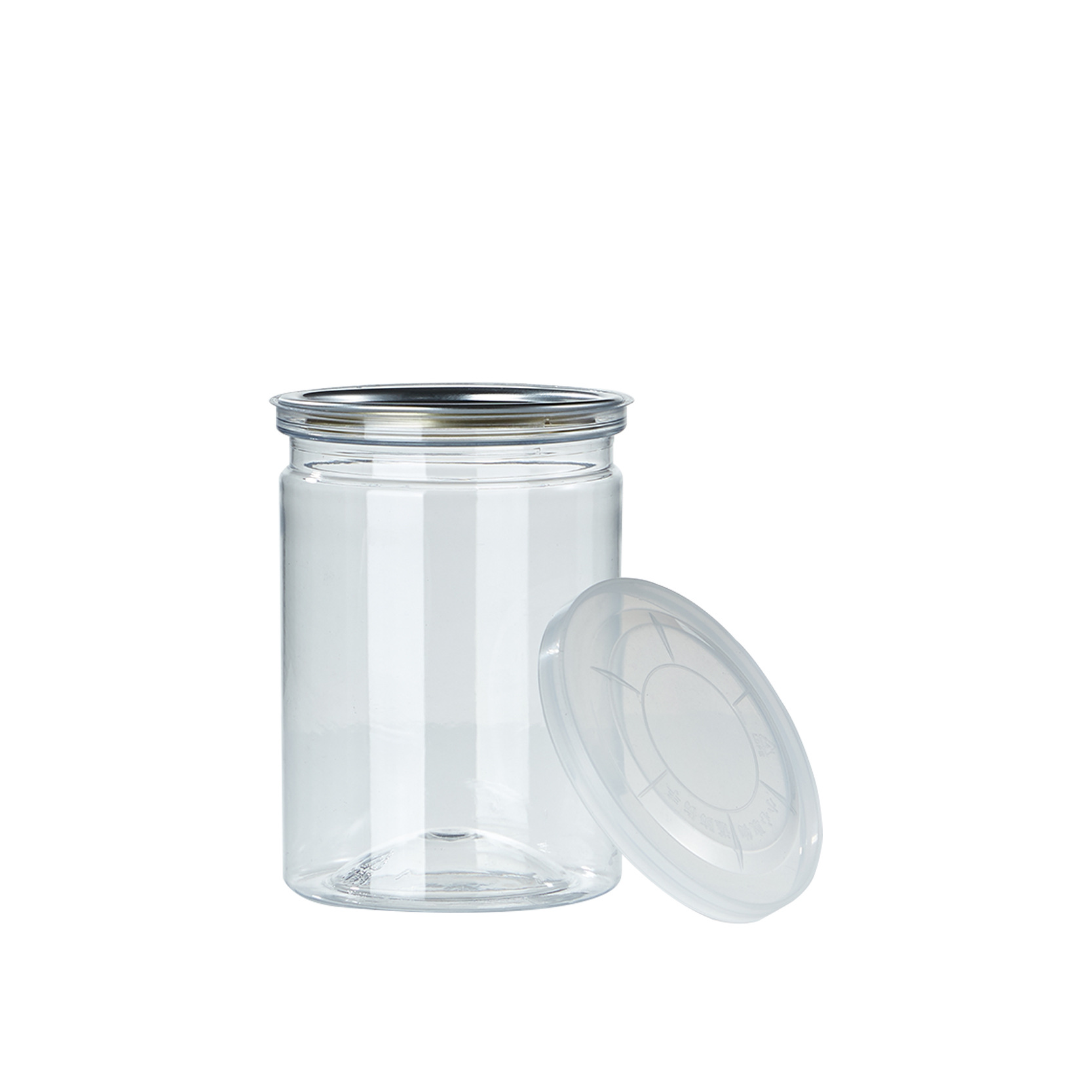 Latas de plástico en stock latas de envasado de alimentos para mascotas botellas de plástico al por mayor latas de hojalata transparente botellas de boca ancha image 6