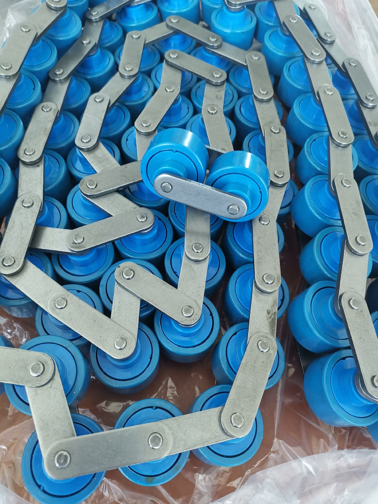 38.1节距滚子差速链链条单倍速/2.5/3倍速尼龙不锈钢钢制链条