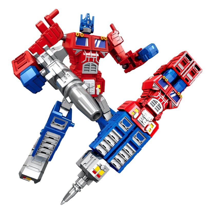 Los nuevos niños de juguete deformación Optimus Guerrero pluma columna robot diamante lápiz coche mecha niño regalo