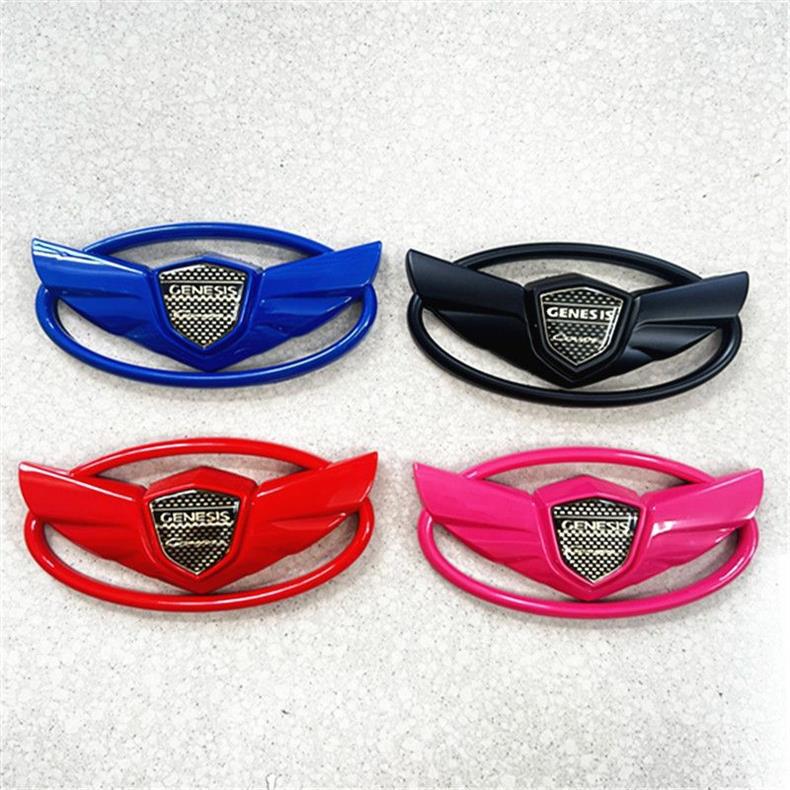 Suitable for Modern Genesis Coupe Modified Car Logos, Black Wing Logo, Front and Rear Car Logos for the Coupe Modification