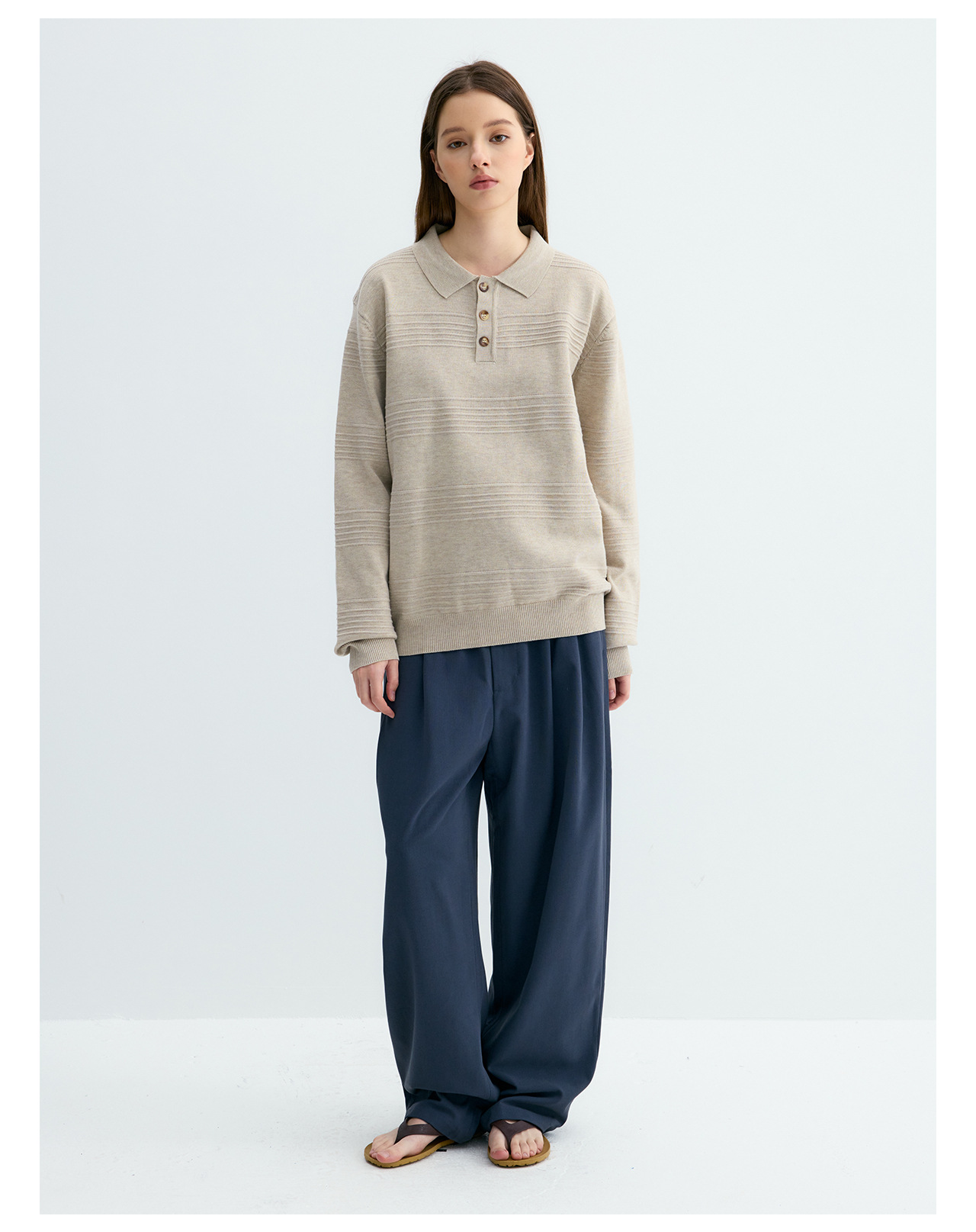 UNF Jacquard 250g Knit Polo