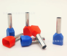 双线管形冷压端头 管型冷压端子TE型号管型线耳线鼻子线耳TE16-14