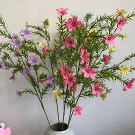 仿真小野花清新小雏菊婚庆礼堂装饰家居摄影带锯假花厂家批发花卉
