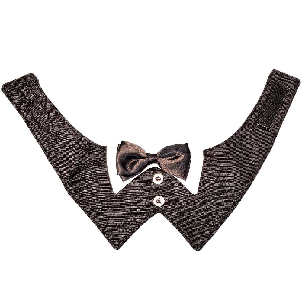 Tanpopo nuevo traje de boda británico para mascotas Toalla de saliva Velcro Toalla de triángulo para mascotas bufanda de perro